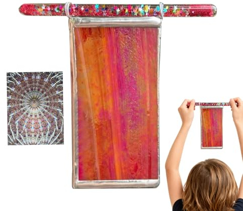 Yanayi Caleidoscopio per Bambini - Giocattoli Luminosi A Visione Completa,Caleidoscopio a Movimento Liquido | per Uomini Donne Adulti Ragazze e Bambini attività Allaperto Scuola Vacanze Natale e