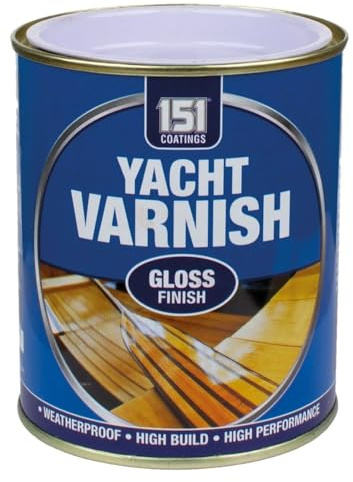 VARNOX, Yacht Varnish Gloss Paint 300ml – Clear High-Gloss Wood Varnish for Interior & Exterior Use – Durable Weather-Resistant Protective Finish (1PCS)