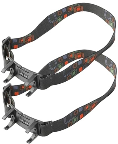 Xdyyjrasa Sangle de Lampe Frontale-Paquet de 2 Supports Bandeau Lampe Poche réglables, compatibles avec LED 24 mm