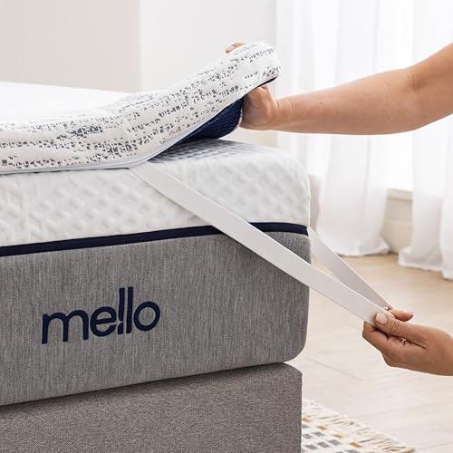 Surmatelas 140 x 190 - Viscosoft, Gel 5cm Mémoire de Forme, Accueil Moelleux, Mousse Gel Respirante, Ergonomique, Maintien Optimal, Housse Bambou déhoussable et Anti-dérapante