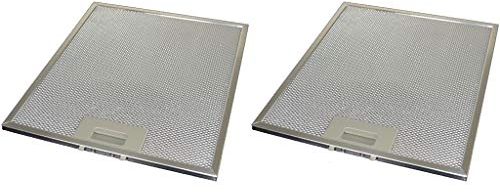 Twin Pack Universal Metal Cooker Hood Grease Filters 270 mm × 320 mm | Compatible Replacements by Ufixt