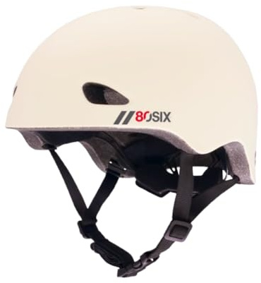 80SIX E-Ride Helmet with LED Light for Youth & Adults – Adjustable Bike Helmet for E-Bike, Biking, Skateboarding & Outdoor Sports