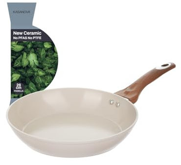 KASANOVA Padella in ceramica crema New Ceramic (26 cm)