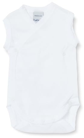 BABIDU Body Bebé Cruzado Sin Mangas Algodón 100% Suave y Transpirable, Body Tirantes Recién Nacido, Ideal Primera Puesta Piel Sensible, Ropa Bebé Niño y Niña Unisex, Cómodo Perfecto para Uso Diario