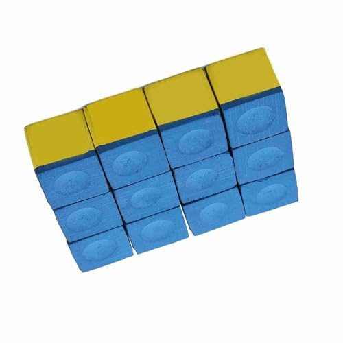 Yctze Tips Krita Biljard Pool Krita Snooker Professionell Kvalitet Blue Greasy 12 Delar Tips，biljardkrita，snookerkrita，poolkrita， för Biljard，professionell ，blå