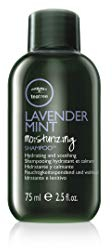 Paul Mitchell Lavender Mint Moisturizing Shampoo - Feuchtigkeits-Shampoo für trockenes, geschädigtes Haar, wohltuende Haar-Wäsche, 75 ml