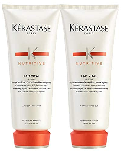 Kérastase Lait Vital Lot de 2 soins nutritifs pour cheveux (Cheveux normaux ou légèrement secs)
