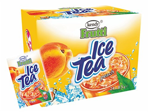 Frutti Instant Getränkepulver ohne Zucker - Geschmackrichtung: Ice Tea Peach Eistee Pfirsich 24er Packung