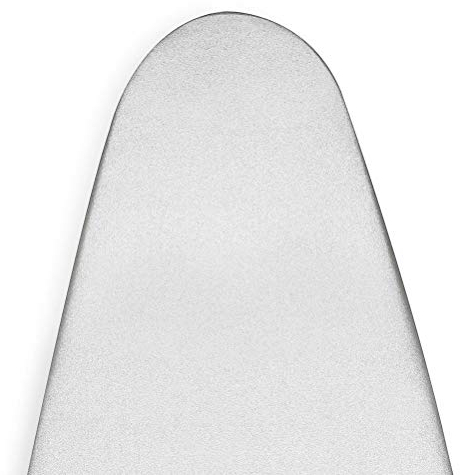 Encasa XO Housse Table À Repasser 125x39 cm Pouces en Silicone Réfléchissante Coton Métallisé, avec Mousse Épaisse Et Coussin en Feutre, Réduit Le Temps De Repassage, Attaches Auto-agrippantes