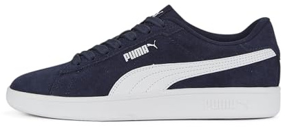 PUMA Unisex Kids' Fashion Shoes SMASH 3.0 SD JR Trainers & Sneakers, PUMA NAVY-PUMA WHITE, 36