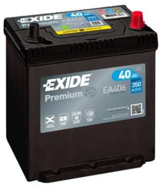 EXIDE Batteria 40, Ah 350, A/EN EA406 L 187mm B 127mm H 220mm