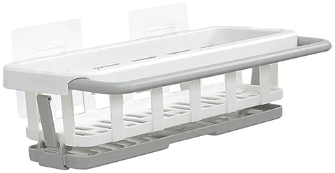 MAGICLULU Estante Soporte para Escurrir Trapos Rejilla De Drenaje De Esponja Perchero Metálico para Ropa Organizador De Fregadero De Cocina Plato Telescópico Abs Metal