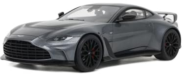 Aston Martin GT Spirit 1/18 Scale Diecast Model Car - V12 Vantage, 2023, Magnetic Silver, Children, Unisex, Age 5-14