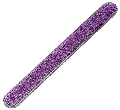 Lima per unghie, lima per unghie professionale a lato, riutilizzabile per saloni di manicure, fai da te per nail art, professionali Lavabile, per la Cura Degli Unghie e Salone (Viola)