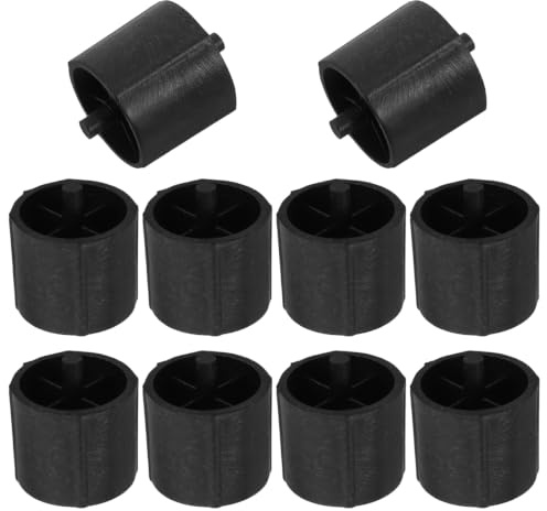 TEMPNAP Lot de 10 pièces de rechange pour dévidoir de ruban adhésif de table, noyau en plastique avec pied fixe pour bureau, école et usage domestique