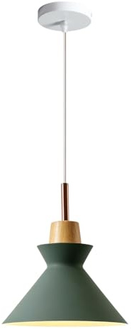 HUAYUSEDF Pendellampa i nordisk industristil, hängande lampa med enbart infälld montering, E26 ljuskälla metall, restaurang Vardagsrumsdekoration Ljusarmaturer