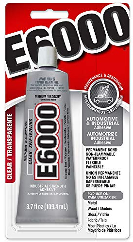 3.7 oz Eclectic Products 800622 E6000 Clear Craft Adhesive