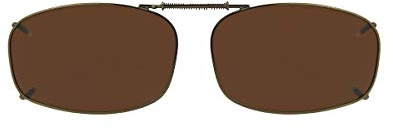 Solar Shield Polarized Driving Lens 52R5 Full Frame Clip on Sunglasses by Dioptics Inc
