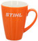 Stihl Tasse aus Porzellan, 04642570000, Orange, 1 Stück (1er Pack)