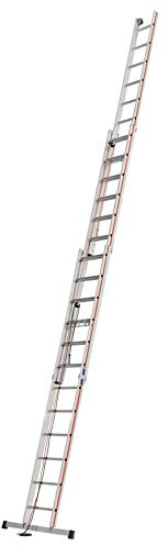 Hymer 406136 Seilzugleiter dreiteilig, 3x12 Sprossen, Silber