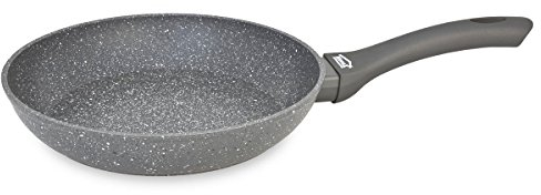 Menax Focus - Forged Aluminum Frying Pan - Nonstick 5-Layer Coating Stone Design - Ø 22 cm