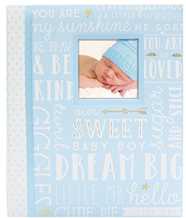 Lil’ Peach Blue Dream Big Baby Memory Book, First 5 Years Journal