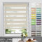 Allesin Doppelrollo Klemmfix ohne Bohren & mit Bohren, Duo Rollos für Fenster und Tür, Klemmrollo Fensterrollo lichtdurchlässig, Sichtschutz und Sonnenschutz, 70x200cm (BxH), Leinen