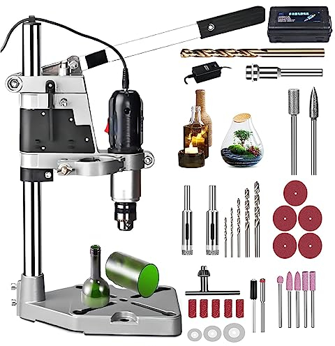 Electric Glass Bottle Cutter, Multifunctional Bottle Cutting Machine, 36Pcs Versatile Rotary Tool Kit for Drilling, Sanding, Polishing and Cutting Wine Bottles, Gandicrafts &DIY Creative Handicrafts