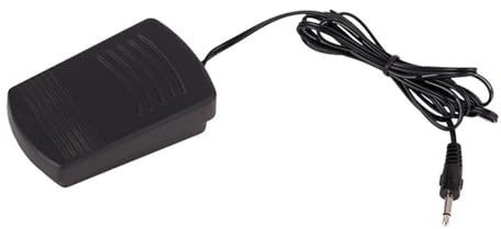 Ddujbtp Pedal de pie para máquina de coser, máquina de coser suave, controlador de pie, pedal de control de pie