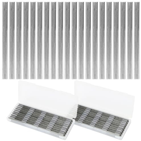 Cuchillas Cepillo Electrico, 82mm Cuchillo Electrico Reversible, 10 Pièces Cepillado De Acero De Alta Velocidad, Para Cortar Duras Blandas Tablero De Madera Contrachapada