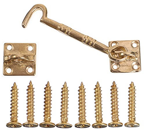 HOMSFOU Storm Window Hook Draught Stoppers Door Hook Window Catch Sliding Support