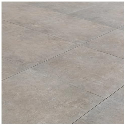 HORI Terrassenplatte Feinsteinzeug Terrassenfliese Fliese Platte für Garten, Balkon & Terrasse Im Format 60x60x2 cm Fläche: 5,04 qm Farbe: Palermo