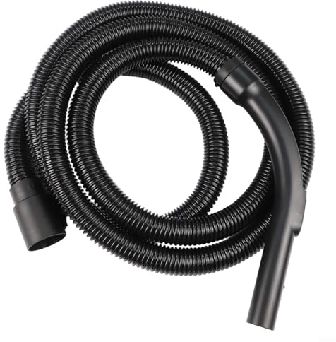URPIZY Manguera de aspiración de repuesto de 2,5/3,5 m para aspiradora Karcher NT20, NT30, WD1, WD2, WD3, WD4, WD5, WD6, WD 6 P, extralarga con articulaciones giratorias, negro (3,5 m)