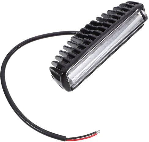 Happyyami Luce Segnalazione Carrello Elevatore LED Rosso Antiriflesso Barra Luminosa Compatta Resistente Urti per Sicurezza Magazzino e Veicoli Industriali