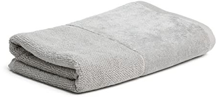 möve Bamboo Luxe Handtuch 50 x 100 cm aus 60% Baumwolle / 40% Viskose aus Bambus-Zellstoff, silver grey