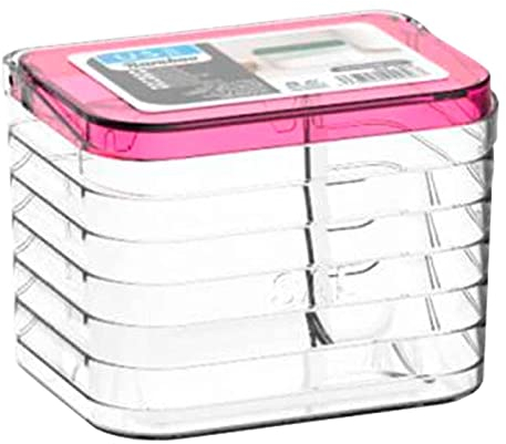 Tradineur - Salero modelo original - Fabricado en Plástico -Apto para uso tanto como salero y azucarero cocina - 10,2 x 14,5 x 10,3 cm - Colores Surtido