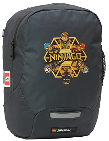 LEGO Unisex Kinder Ninjago Kindergarten Kindergartenrucksack, Schwarz Gold