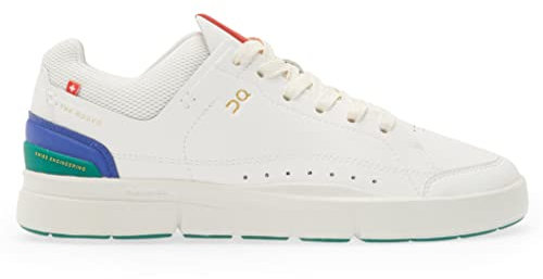On Damen The Roger Centre Court Synthetic Leather White Emerald Trainer 41 EU