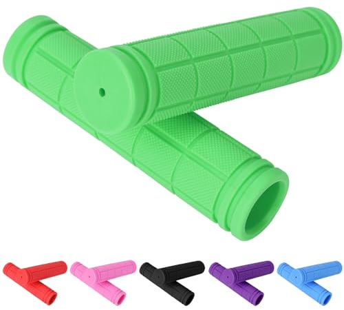 Fahrrad Lenkergriffe - MTB Fahrradgriffe 22.2mm | 120mm Fahrrad Ergonomisch Lenkergriffe für Kinder Rennrad Mountainbike Trekkingrad - Anti-Rutsch & Komfort & Rutschfester Gummi