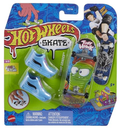 Hot Wheels Mini Monopatin inkl. Schuhe, 10 cm, Verschiedene Modelle