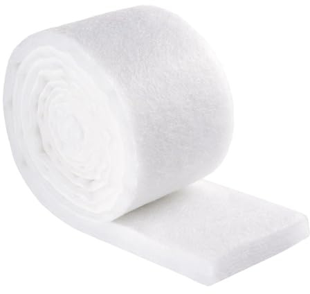 SHIGATSU Aquarium Filter Floss Rolls, Aquarium Filter Sponge for Fish Tank Filter - Aquarium Filter Media for Freshwater or Marine Aquariums（39.4”x5.1”）