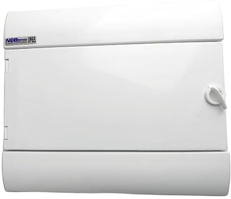 Elektro-Plast Boîte de distribution encastrée - Boîte à fusibles - Armoire de distribution - 12 modules - 1 rangée IP65 - RHp-12/B