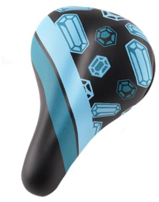 F Fityle Kinderfahrradsattel, Fahrradsattel, atmungsaktiv, Ersatzzubehör, Kinderfahrradsitz für Laufrad, zum Radfahren im Freien, Blau