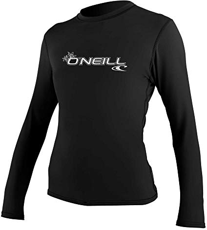 O'Neill Wetsuits Damen WMS Basic Skins L/S Rash Tee Vest, Schwarz, M