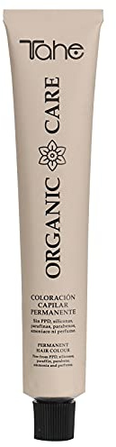 Tahe Organic Care Tinte Orgánico Permanente para el cabello de larga duración Sin Amoniaco, 100 ml, Tono 7 Rubio Medio