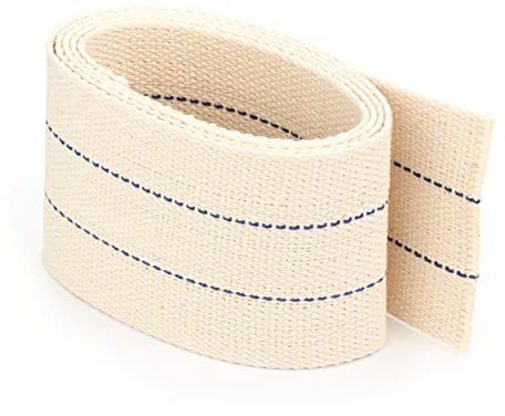 NKlaus 5 mètres de mèche Plate tissée 64mm 100% Coton Naturel Mèche à torons pour Lampe à Huile avec pétrole purifié 1289