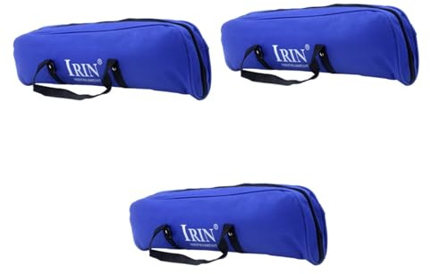 ifundom 3piezas Funda Acolchada Para Melódica De Teclas Etiquetas Coloridas Para Transporte De Instrumentos Musicales Azul