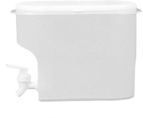 Carafe à eau en verre pour réfrigérateur, distributeur d'eau froide de 3,5 L | Distributeur de boissons sans fuite pour jus, soda, café et lait | Bouteille d'eau écologique et peu encombrante pour réf