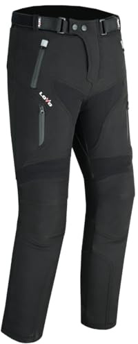 LOVO - Pantalones Softshell Moto - Pantalon Moto Hombre y Mujer - Ropa Moto Segura - Pantalones de Moto Unisex - Confort Softshell, Estilo (FR/ES, Letras, M, Regular, Regular)