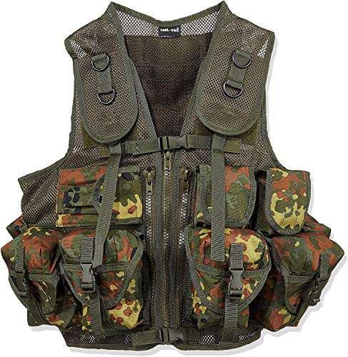 Mil-Tec Tactical - Chaleco Militar Camuflaje Talla:9 Ta.